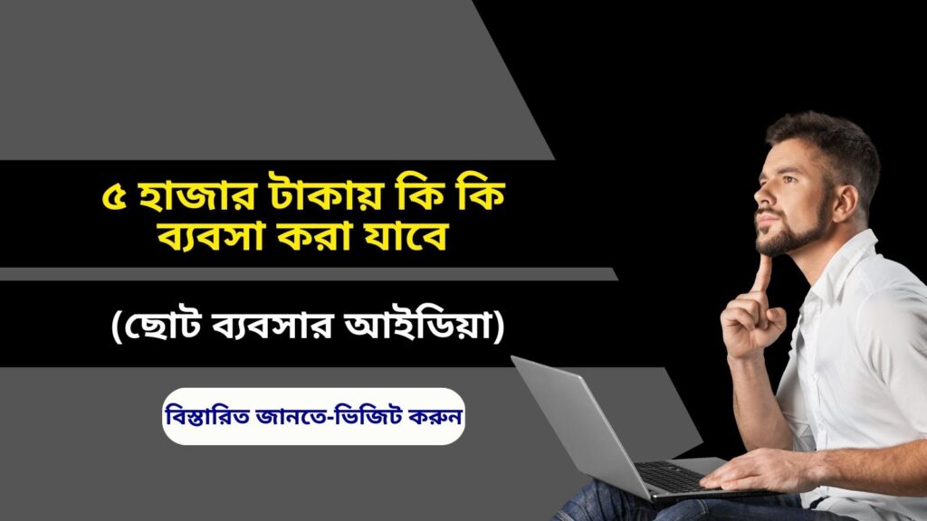 ৫ হাজার টাকায় কি কি ব্যবসা করা যাবে (ছোট ব্যবসার আইডিয়া)