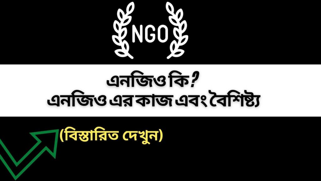 এনজিও কি ? এনজিও এর কাজ এবং বৈশিষ্ট্য