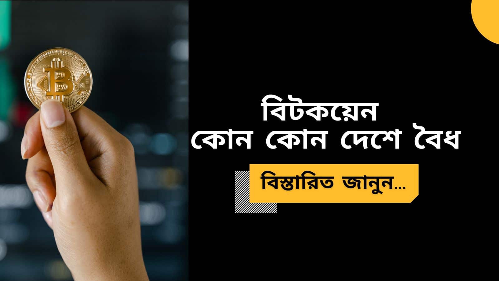 বিটকয়েন কোন কোন দেশে বৈধ